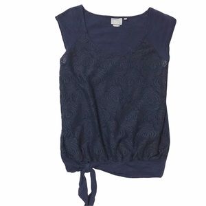 *2/$20* Vanessa Virginia for Anthro Lace Top, M